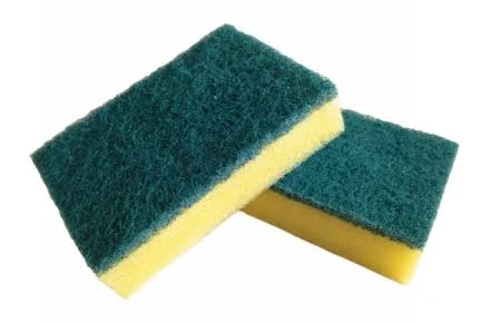 Spugne abrasive giallo/verdi